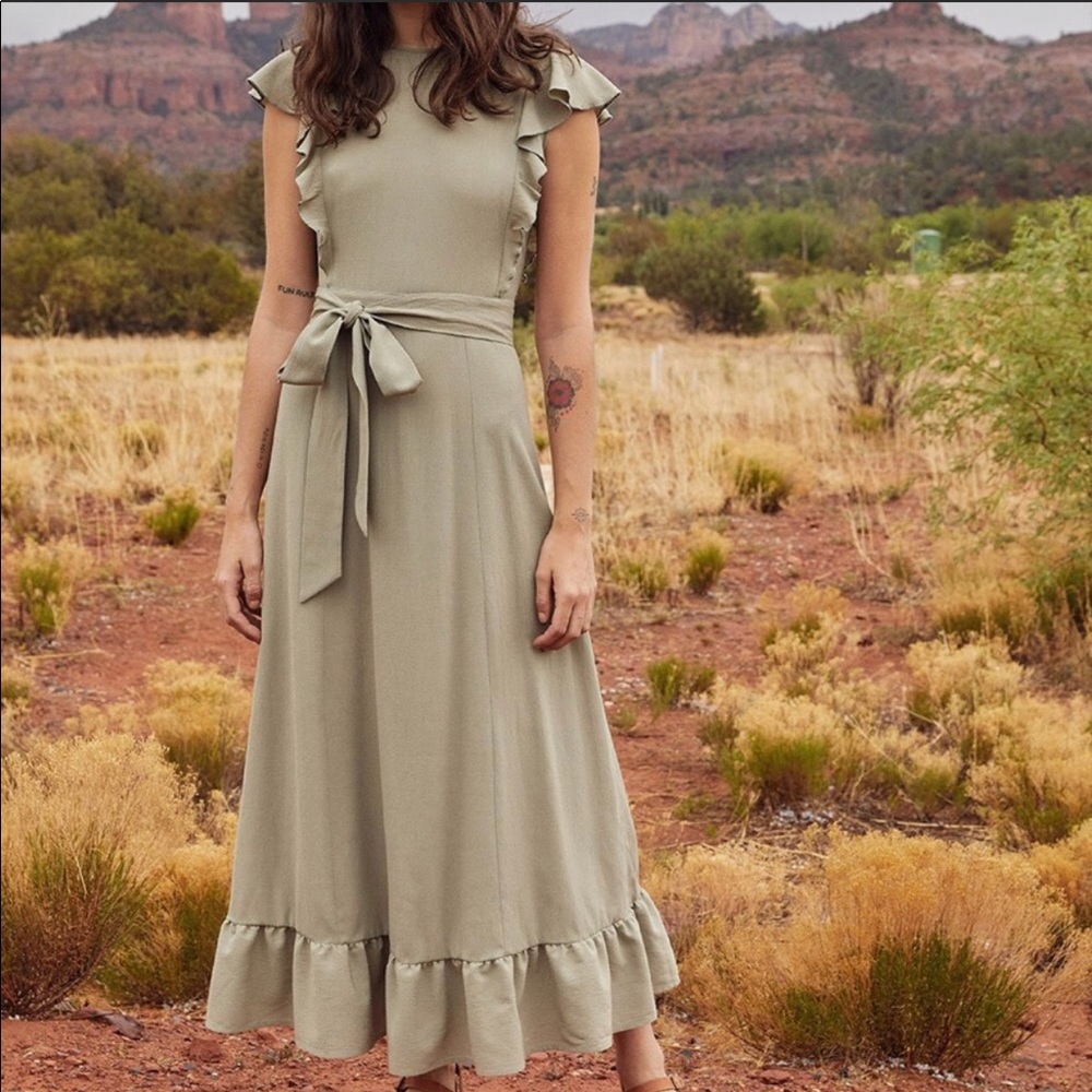 CHRISTY DAWN Quinn Dress in Sage